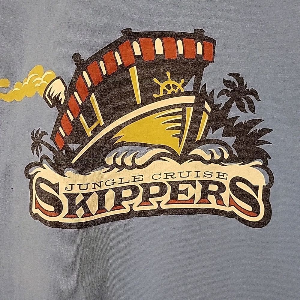 Disney Jungle Cruise Skippers t-shirt  size lg  Fair Condition CLEARANCE